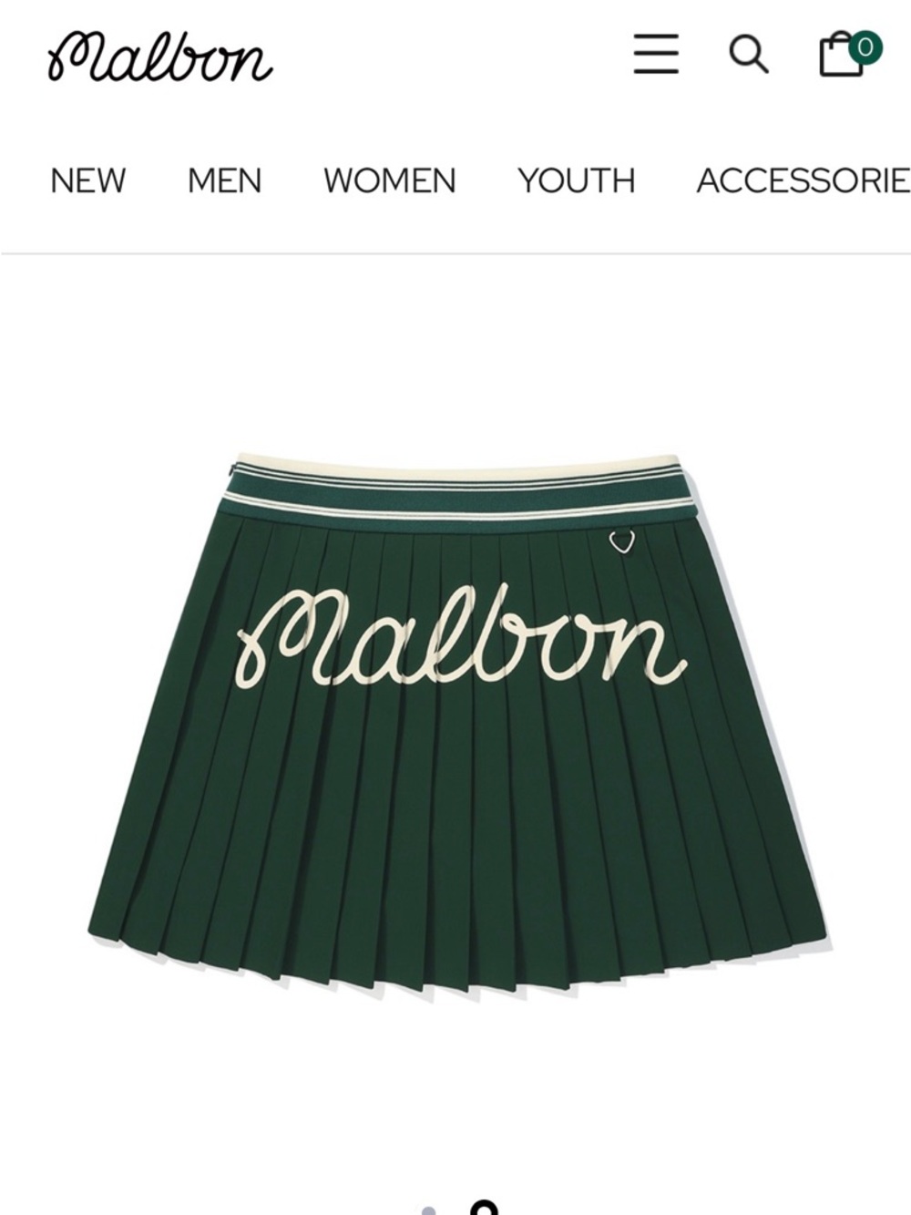 Malbon Golf Pleated Skirt